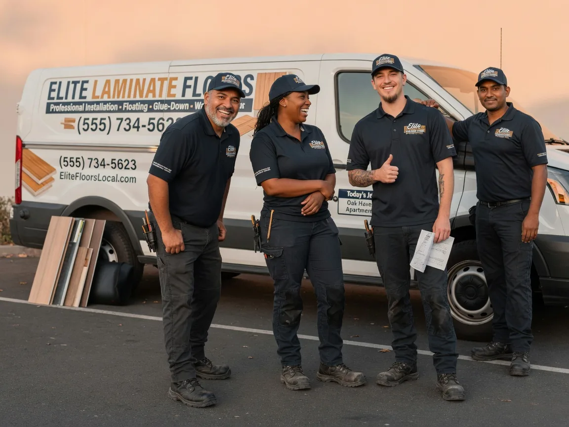 Laminate flooring installation company in Hubbard, TX